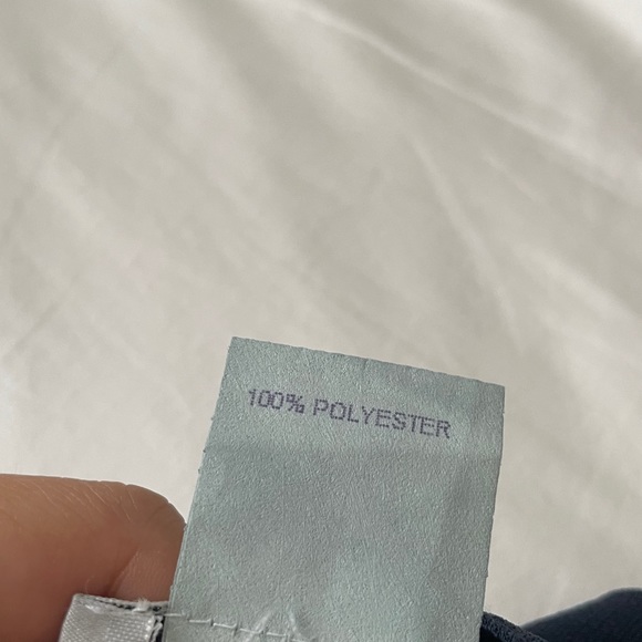 Vintage high waisted navy blue pleated pants made in Canada - Picture 11 of 11